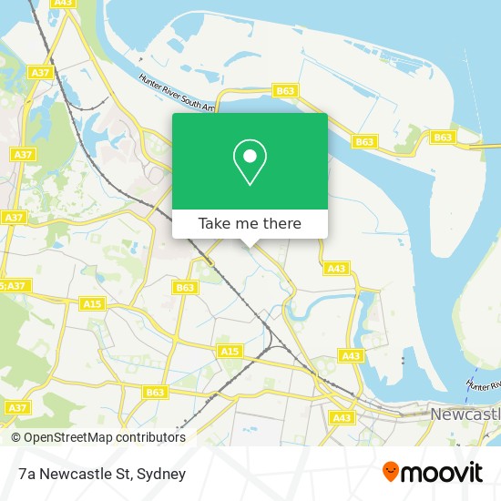 Mapa 7a Newcastle St