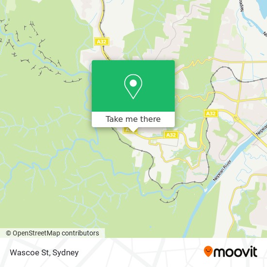 Wascoe St map