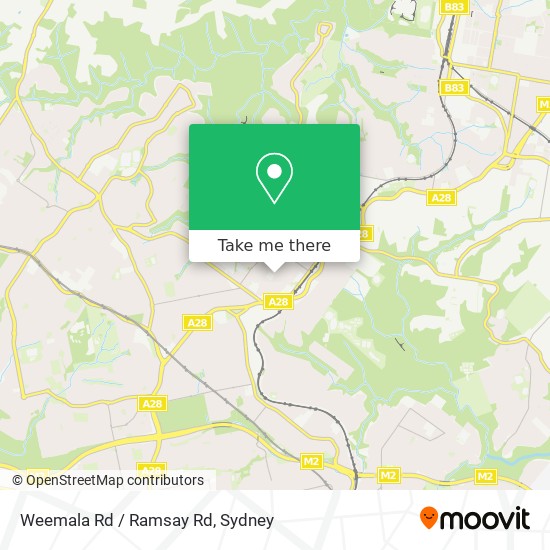Weemala Rd / Ramsay Rd map