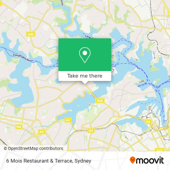 6 Mois Restaurant & Terrace map
