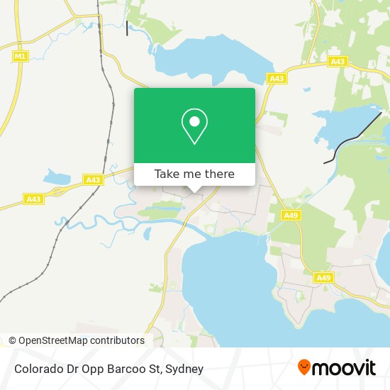 Mapa Colorado Dr Opp Barcoo St