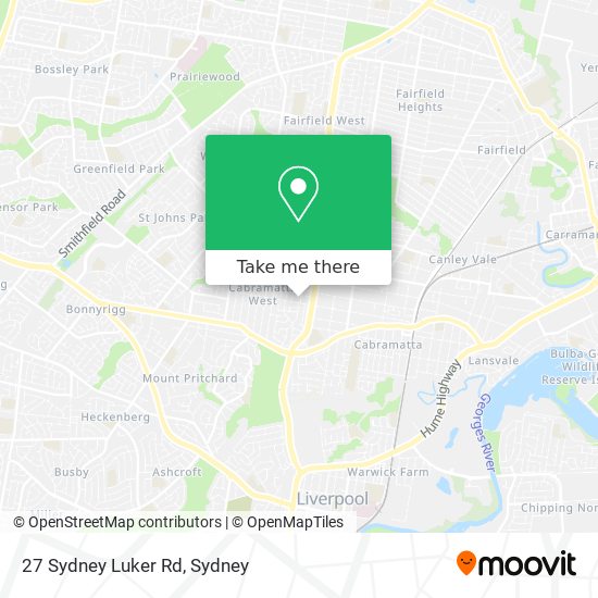 27 Sydney Luker Rd map
