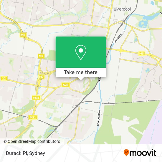 Durack Pl map