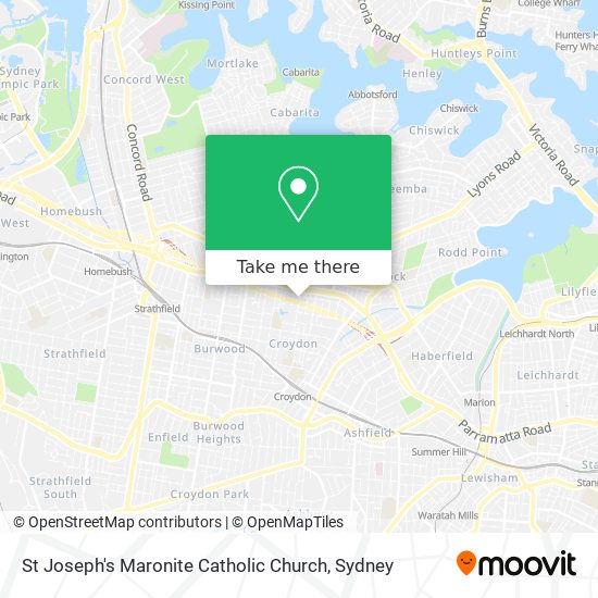St Joseph's Maronite Catholic Church map