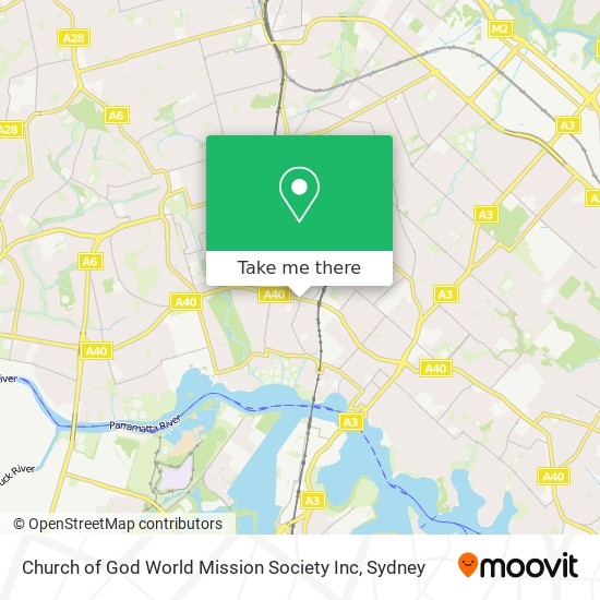 Church of God World Mission Society Inc map