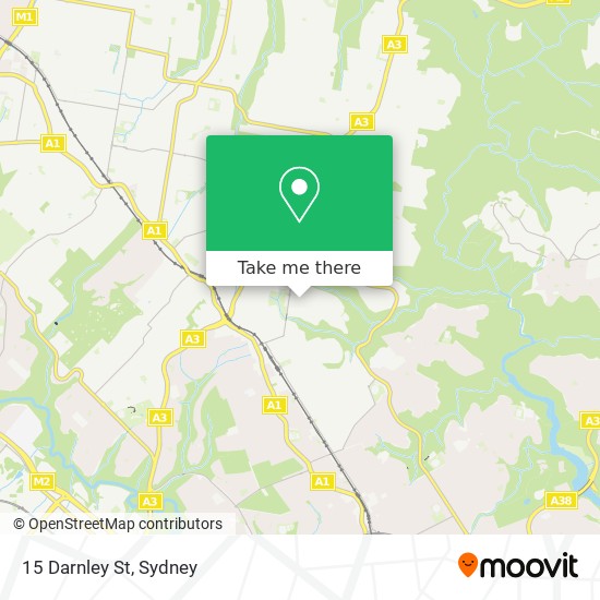 15 Darnley St map