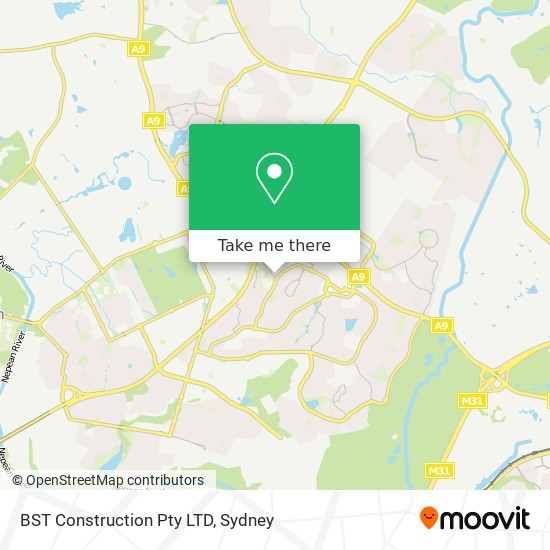 BST Construction Pty LTD map