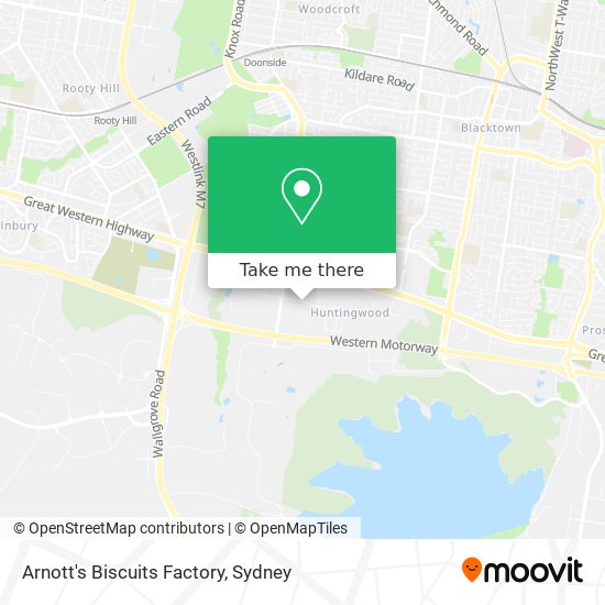 Arnott's Biscuits Factory map