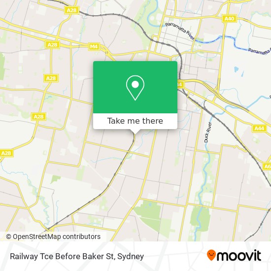 Mapa Railway Tce Before Baker St