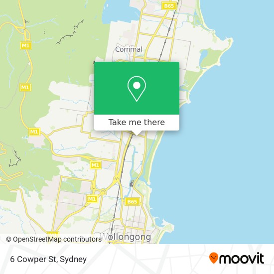 6 Cowper St map