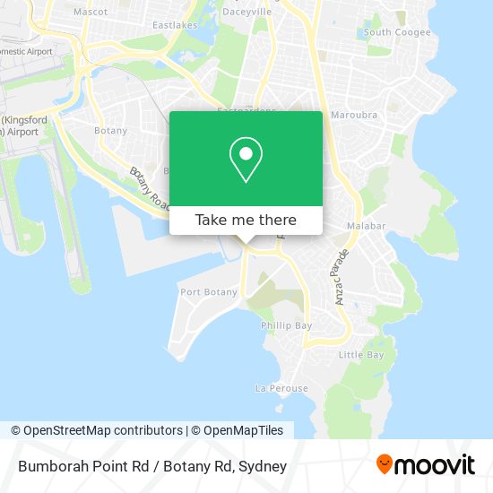 Bumborah Point Rd / Botany Rd map