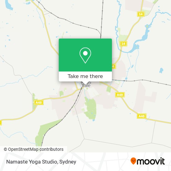 Mapa Namaste Yoga Studio