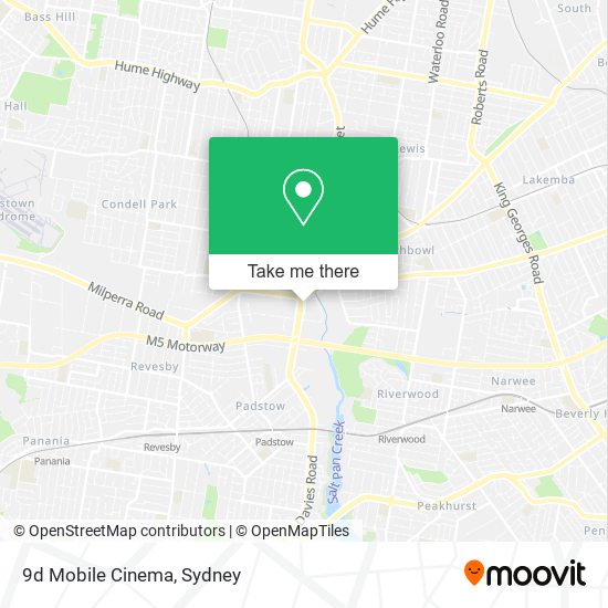 9d Mobile Cinema map