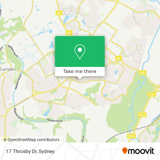 17 Throsby Dr map