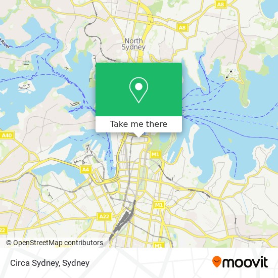 Circa Sydney map