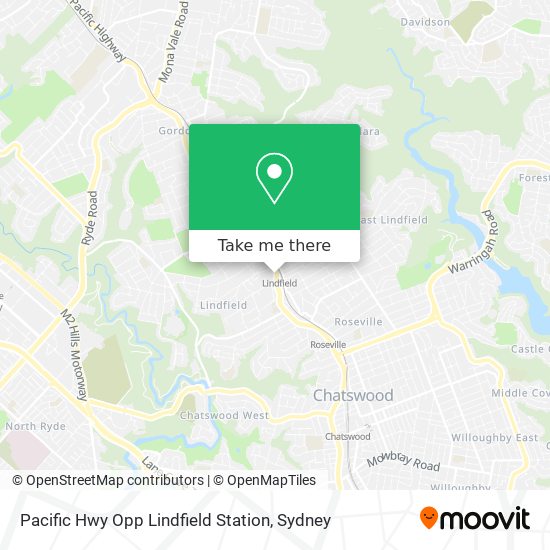 Pacific Hwy Opp Lindfield Station map