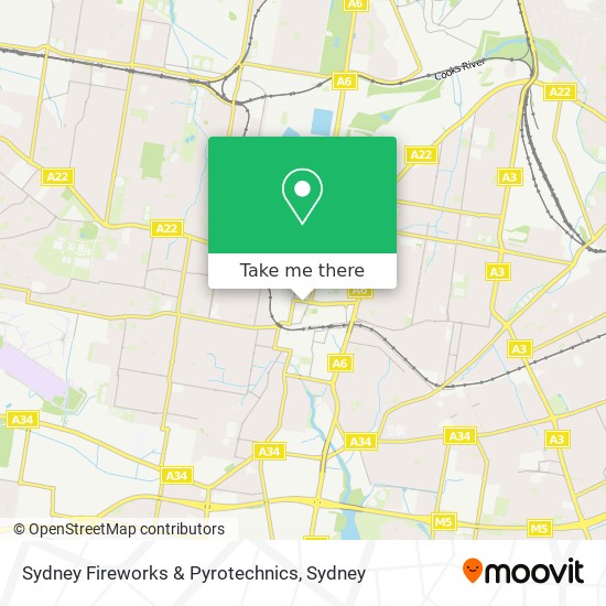 Mapa Sydney Fireworks & Pyrotechnics