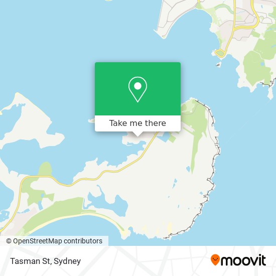 Tasman St map