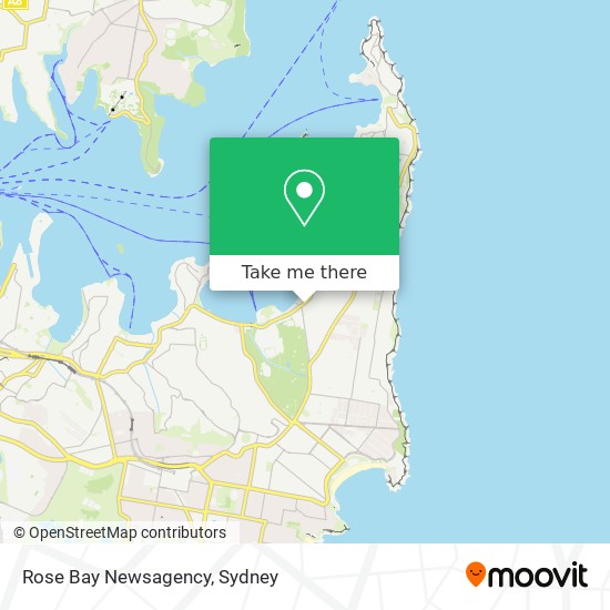 Rose Bay Newsagency map
