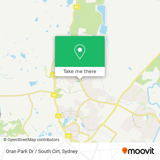 Oran Park Dr / South Cirt map