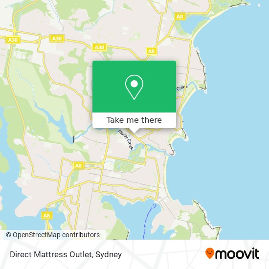 Direct Mattress Outlet map