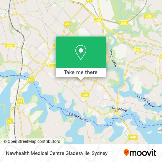 Newhealth Medical Centre Gladesville map