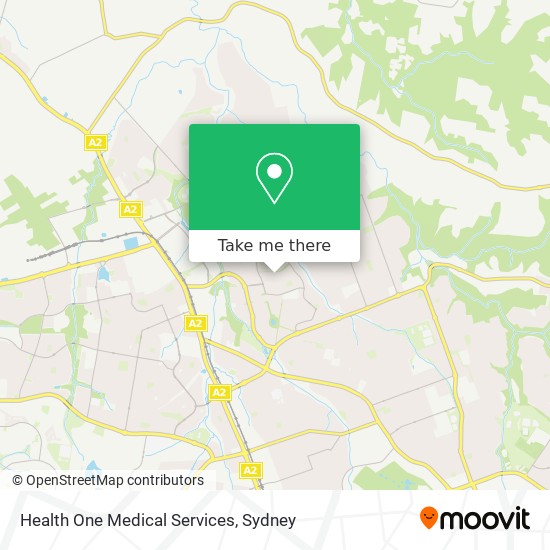 Health One Medical Services map