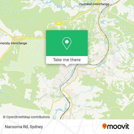 Narooma Rd map