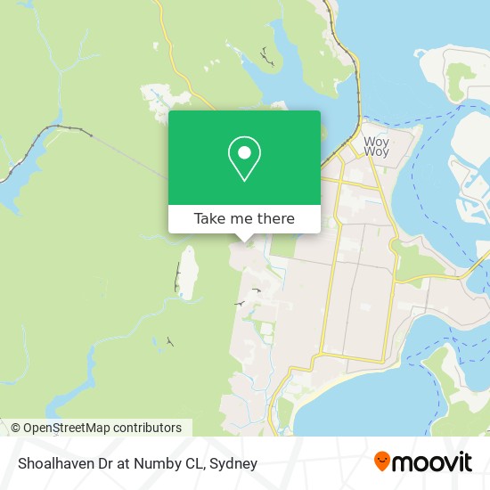 Mapa Shoalhaven Dr at Numby CL