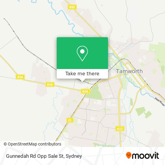 Gunnedah Rd Opp Sale St map