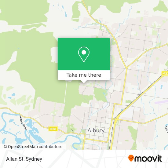 Allan St map