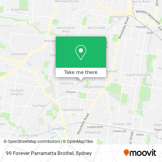 99 Forever Parramatta Brothel map