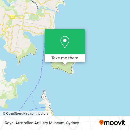 Royal Australian Artillary Museum map