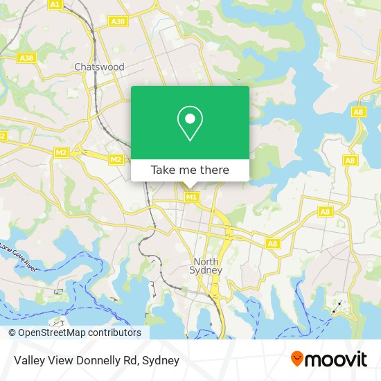 Valley View Donnelly Rd map