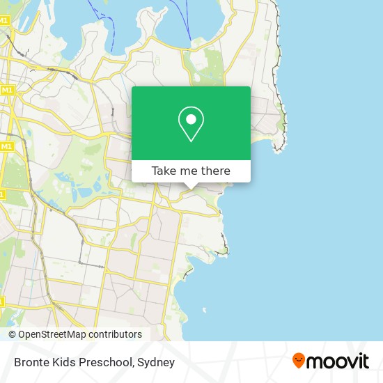 Bronte Kids Preschool map