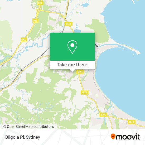 Bilgola Pl map