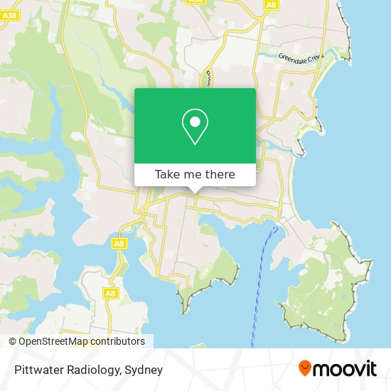 Pittwater Radiology map