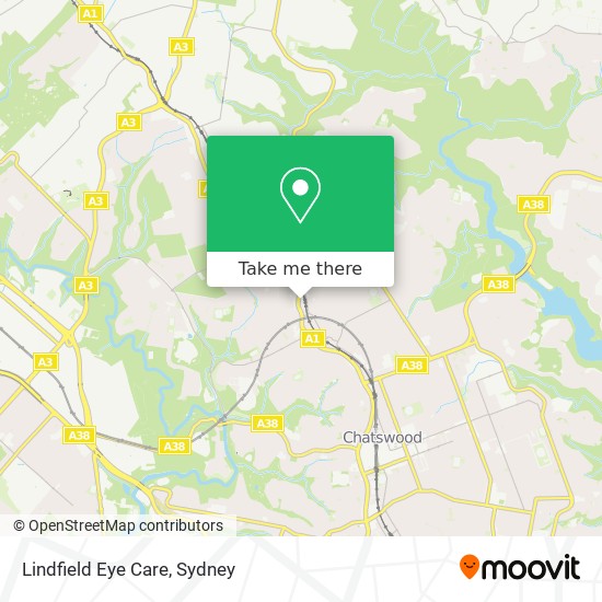 Lindfield Eye Care map