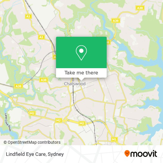 Lindfield Eye Care map