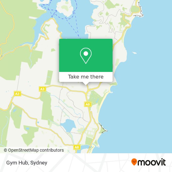 Gym Hub map