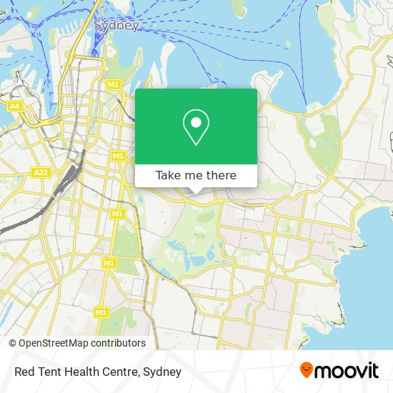 Red Tent Health Centre map