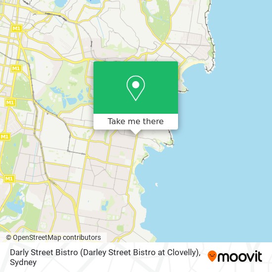 Darly Street Bistro (Darley Street Bistro at Clovelly) map