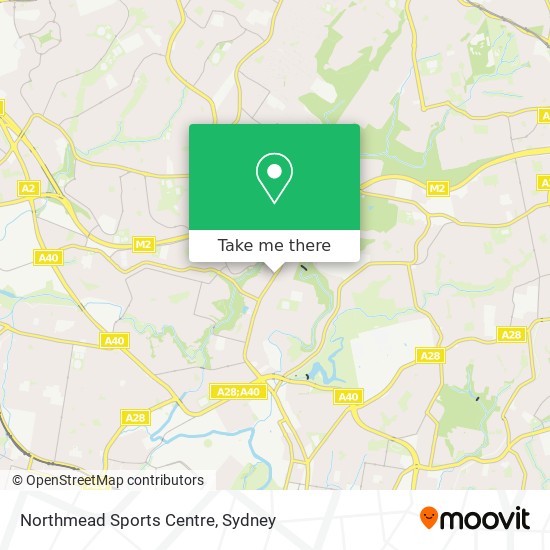 Northmead Sports Centre map