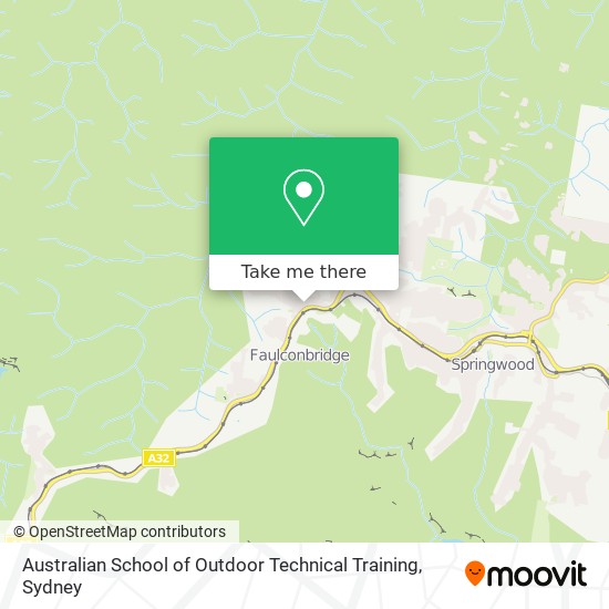 Mapa Australian School of Outdoor Technical Training