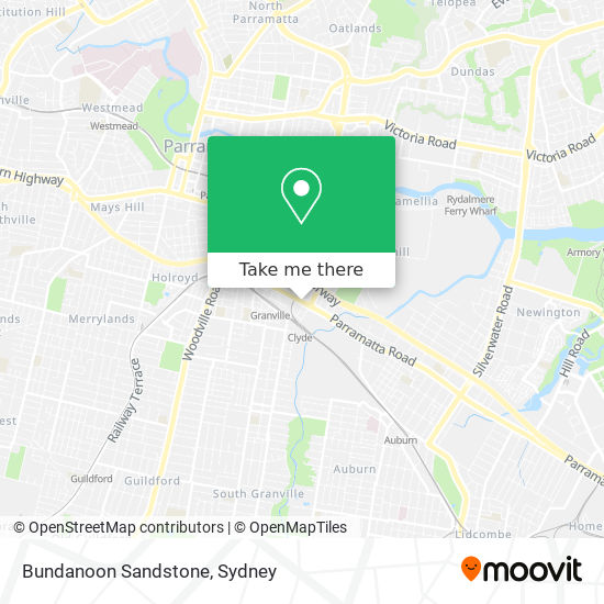 Bundanoon Sandstone map