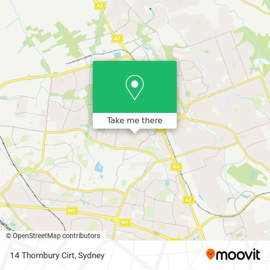 Mapa 14 Thornbury Cirt