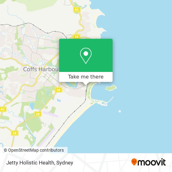 Mapa Jetty Holistic Health