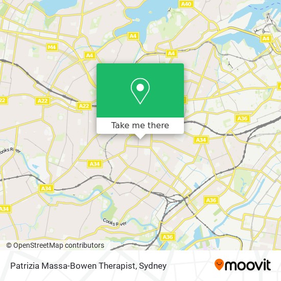 Patrizia Massa-Bowen Therapist map