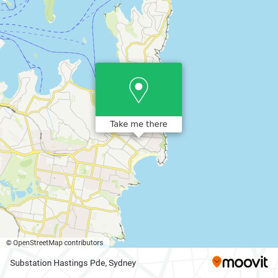 Substation Hastings Pde map