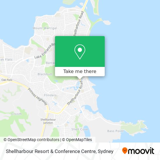 Mapa Shellharbour Resort & Conference Centre